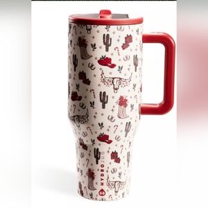 Hydrojug 40oz. Cowboy Christmas tumbler. NO LONGER AVAILABLE! NEVER OPENED!